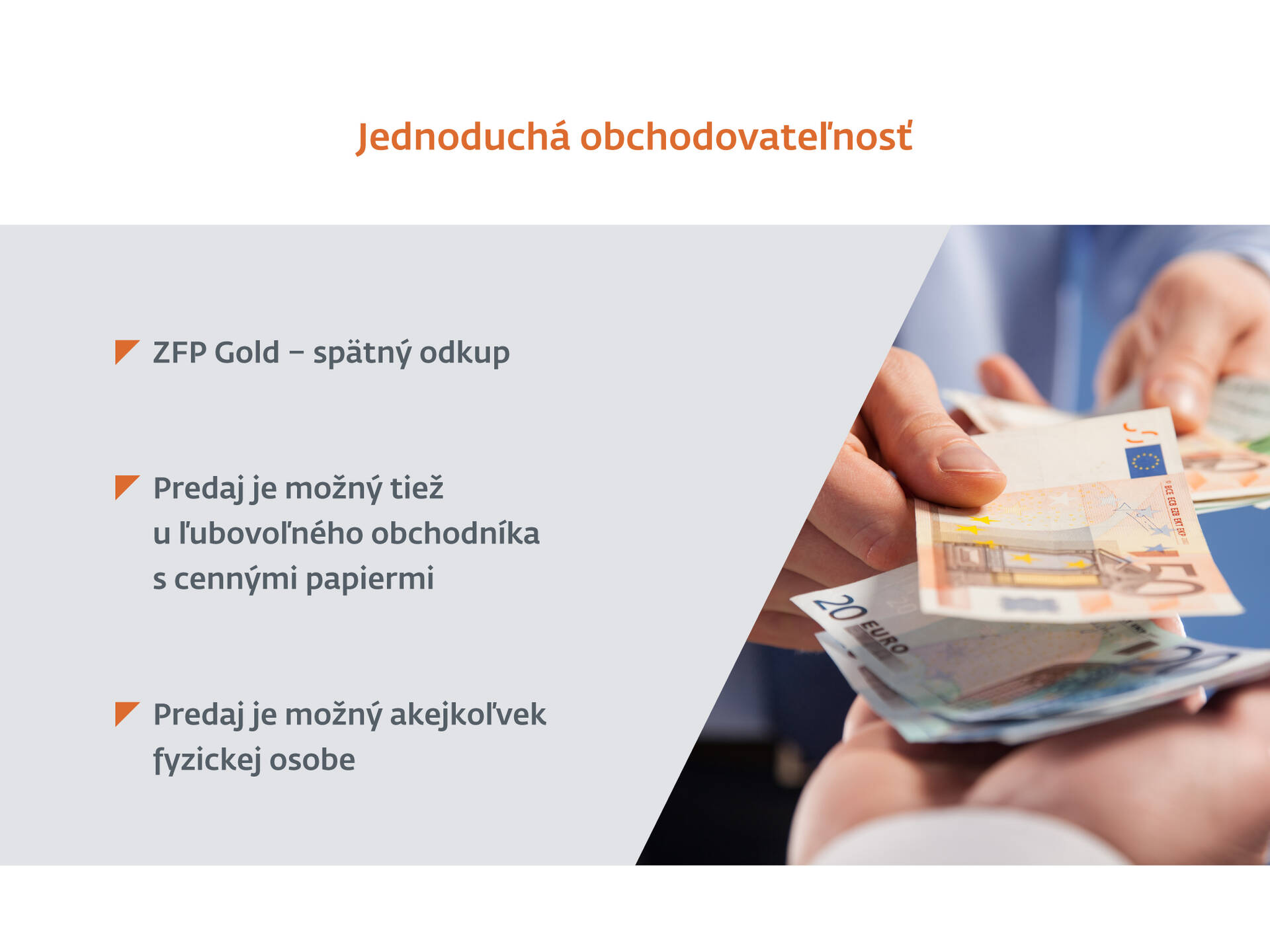 Jednoduchá obchodovateľnosť - 1